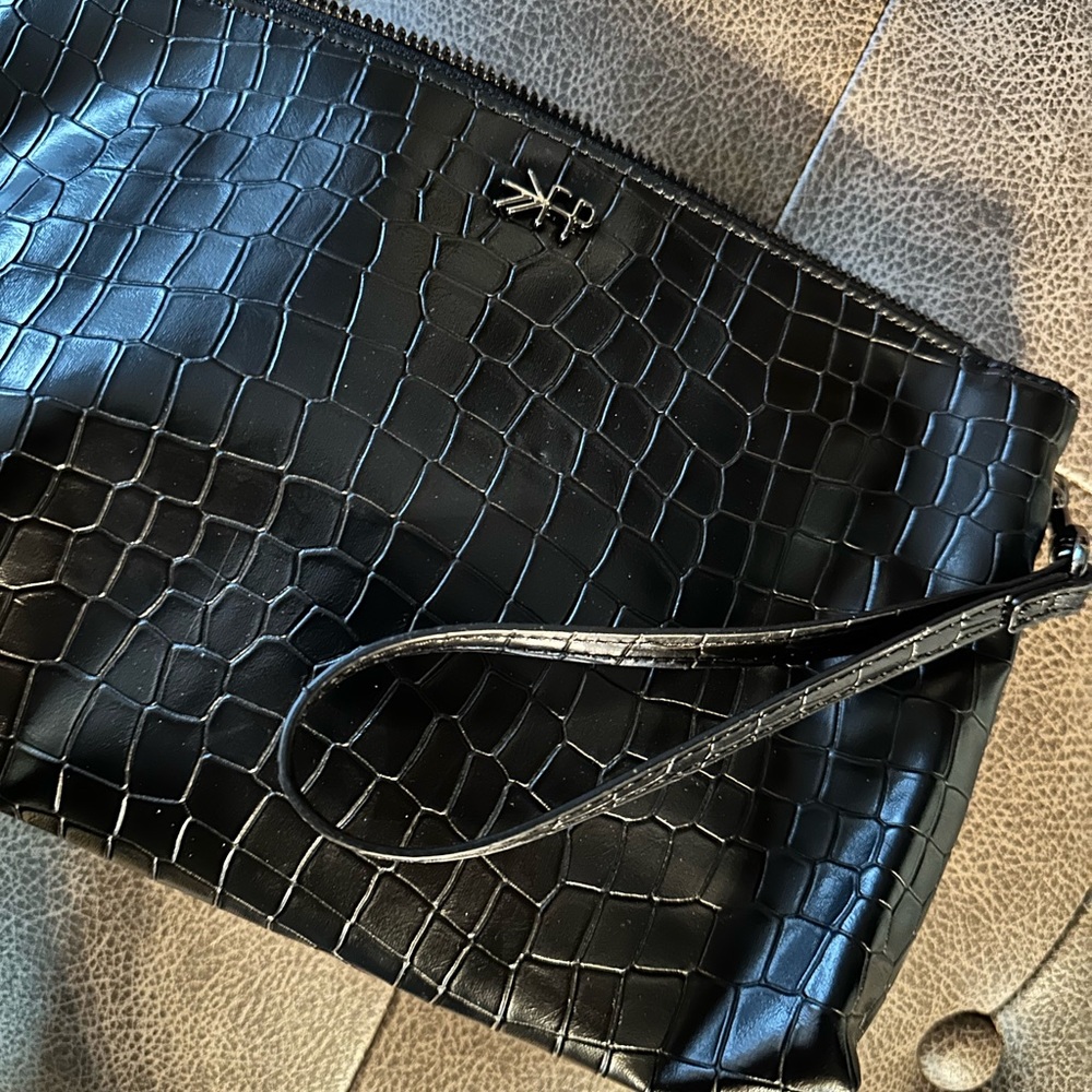 Wristlet/Clutch by Freshly Picked Croc pouch NWT